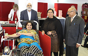 Blood Donation Camp for Manav Ekta Diwas