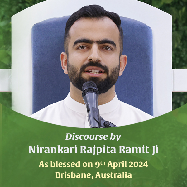 Brisbane, Australia, April 09, 2024: Discourse by Nirankari Rajpita Ji