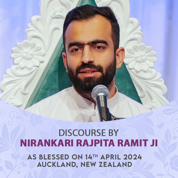 Auckland, New Zealand, April 14, 2024: Discourse by Nirankari Rajpita Ji